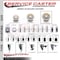 Service Caster 5'' Nylon Swivel 1-7/8'' Expanding Stem Caster with Brake SCC-EX20S514-NYS-PLB-178 - alternate 2